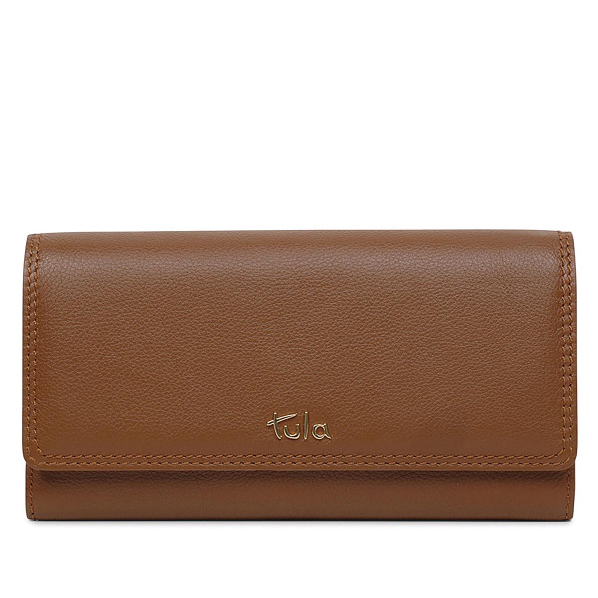 Tula England Large Grainy Leather Matinee Wallet