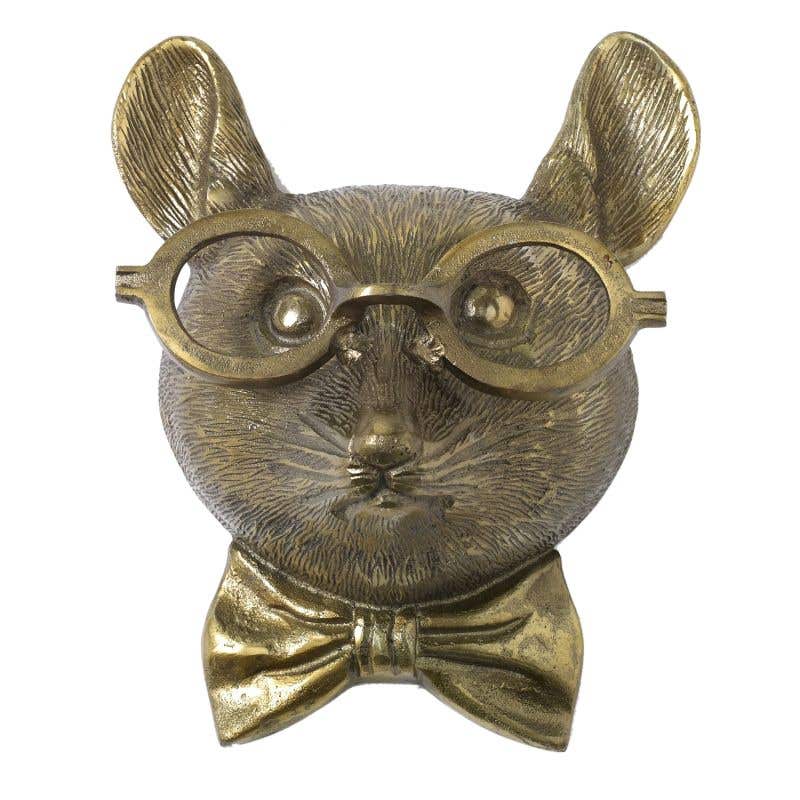 E + E Wall Mount | Louie the Mouse in Antique Gold
