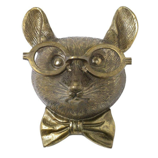 E + E Wall Mount | Louie the Mouse in Antique Gold
