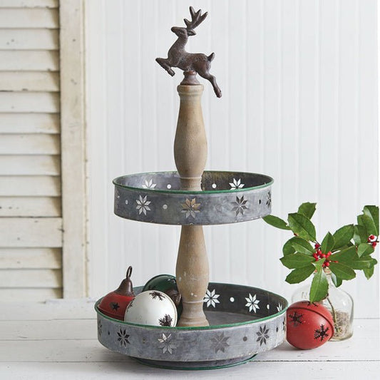 Tiered Christmas Tray