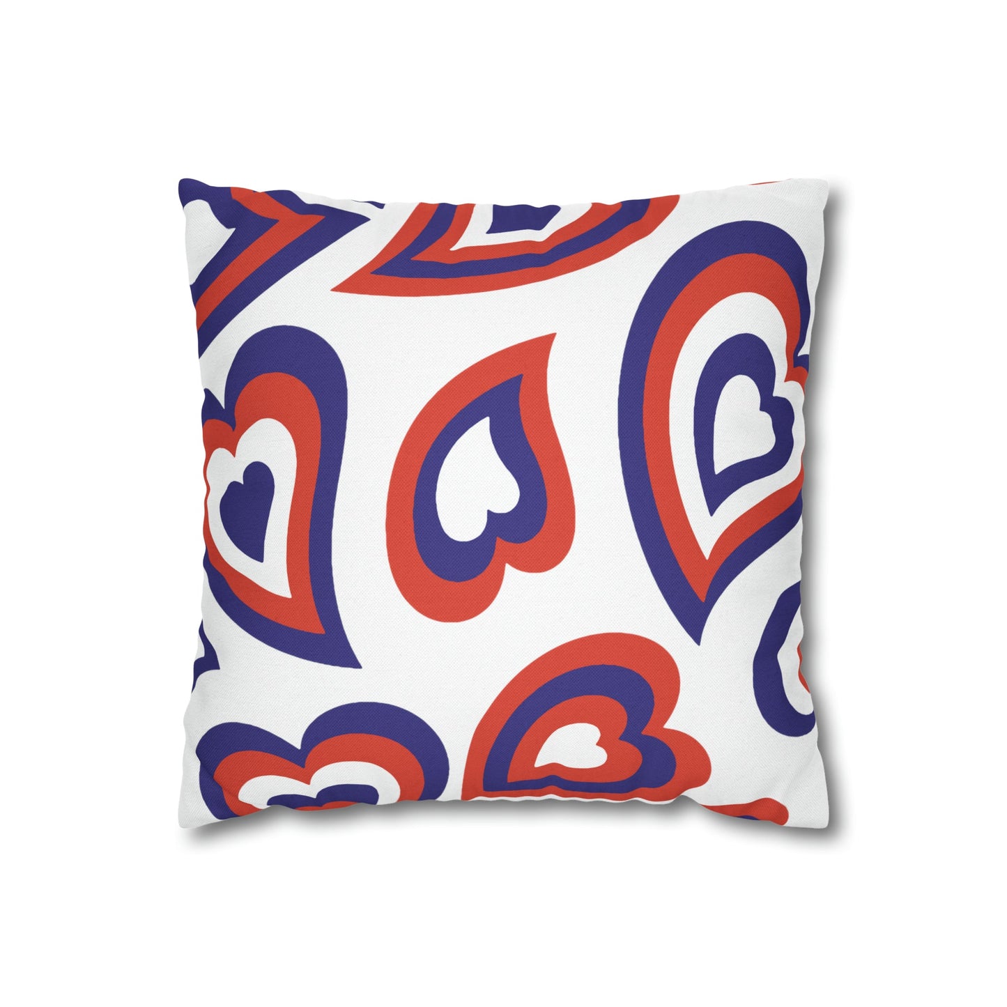 Retro Heart Pillow - Orange and Purple, Heart Pillow, Hearts, Valentine's Day, Clemson, Tigers, Bed Party Pillow, Sleepaway Camp Pillow,Camp