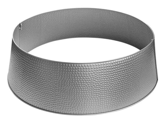 Christmas Metal Tree Collar 35" Base X 10" Tall  SILVER