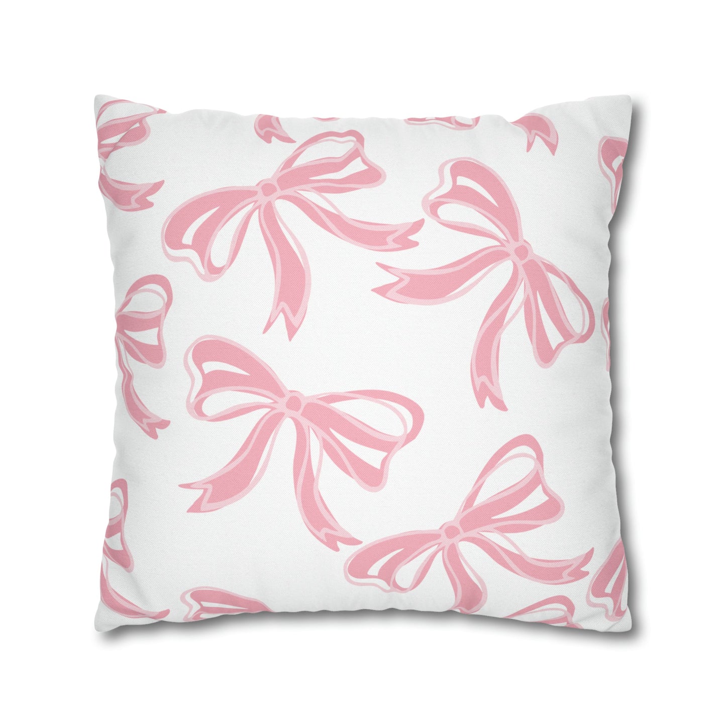 Trendy Pink Bow College Pillow Cover - Dorm Pillow, Graduation Gift, Bed Party Gift, Nursery Decor, College Gift, Pink Pillow, Bow Aesthetic