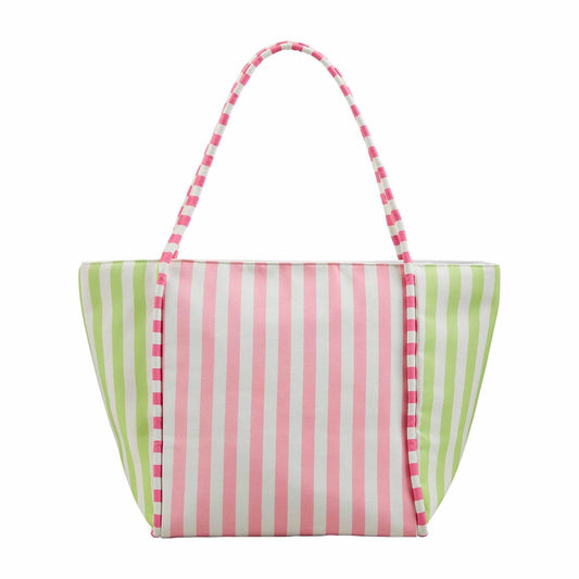 Stripe Cooler Tote