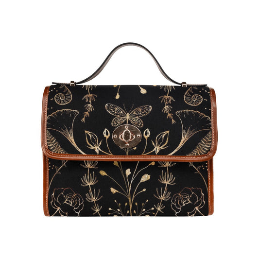Witchy Cottagecore Butterflies Floral Purse