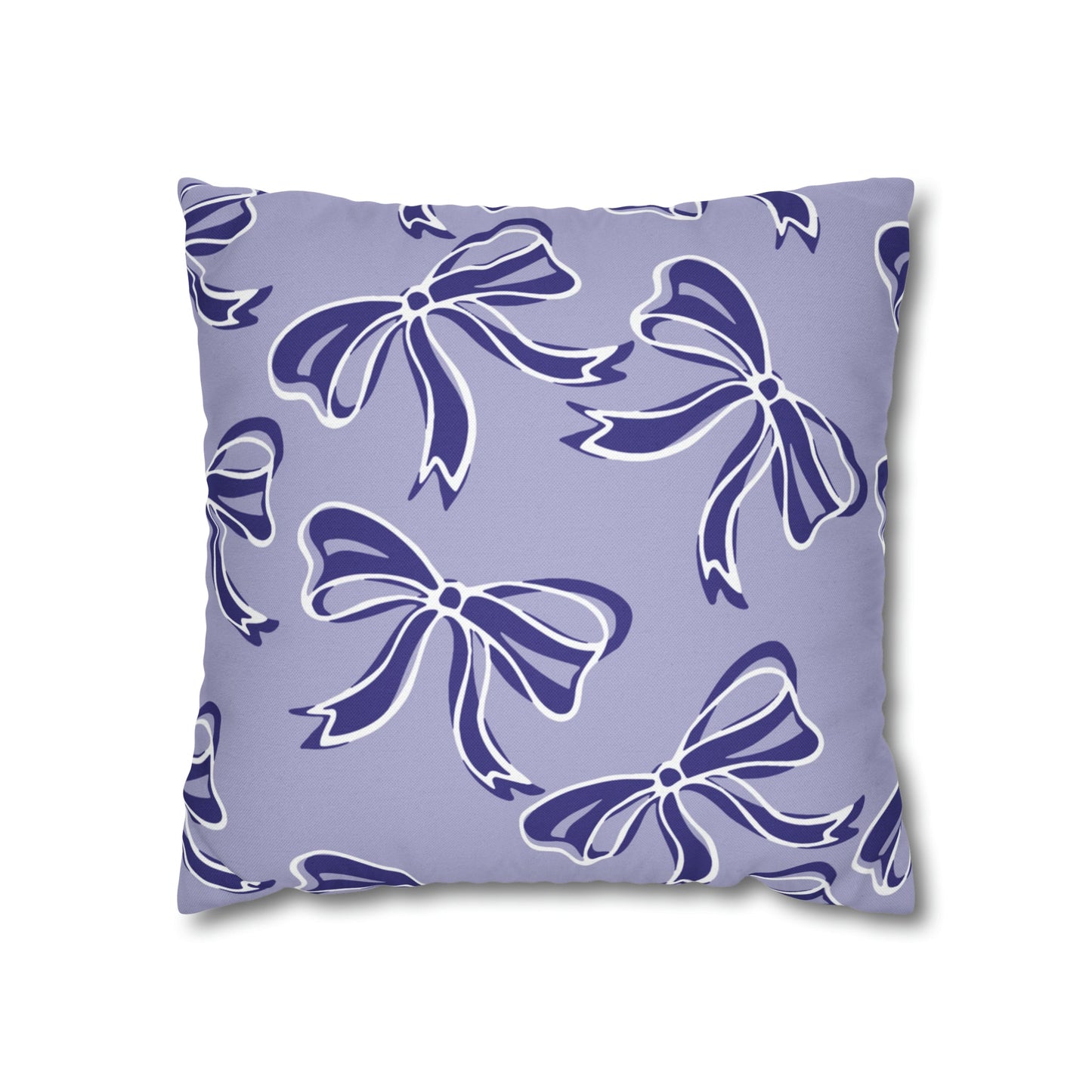 Trendy Bow College Pillow Cover - Dorm Pillow, Graduation Gift, Bed Party Gift, Acceptance Gift, College Gift, Northwestern, High Point