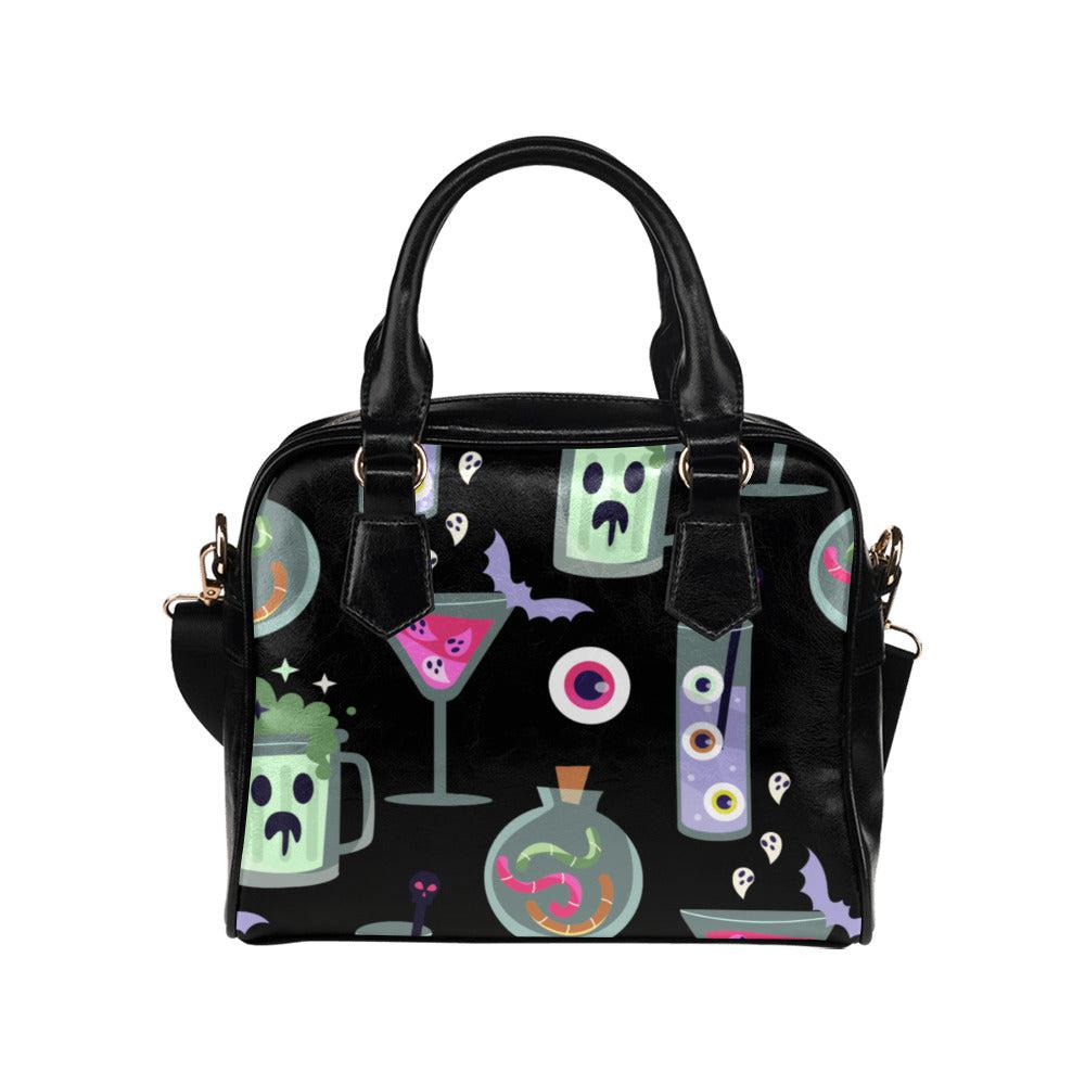 Spooky drinks Kawaii goth bowler bag Shoulder Handbag