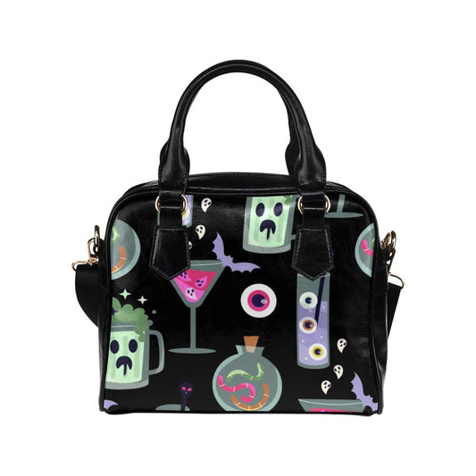 Spooky drinks Kawaii goth bowler bag Shoulder Handbag