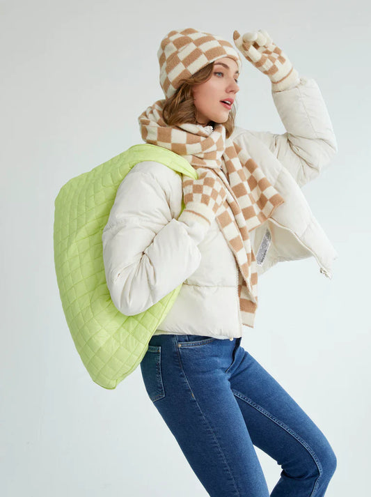 Quilted Hobo Bag