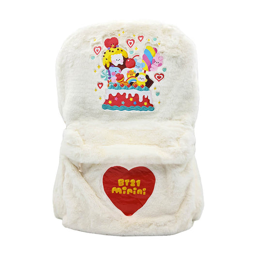 BT21 minini Fuzzy Backpack