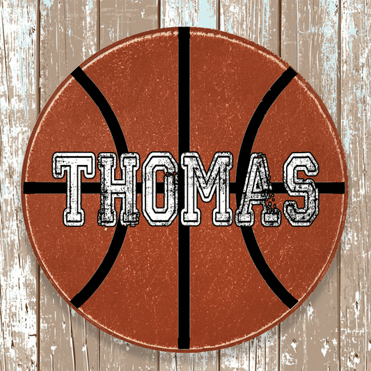 Personalized Basketball Wall Decor