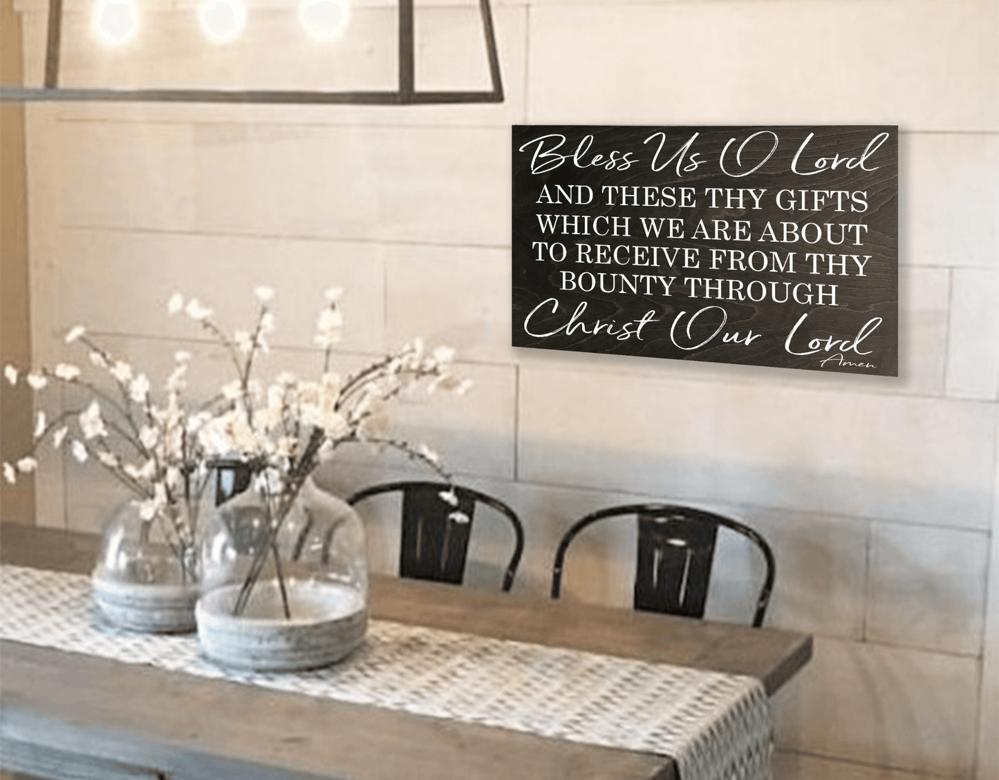 Bless Us O Lord Dining Room Wall Decor