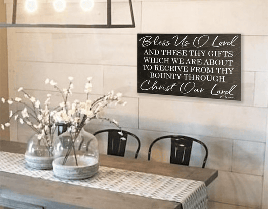 Bless Us O Lord Dining Room Wall Decor