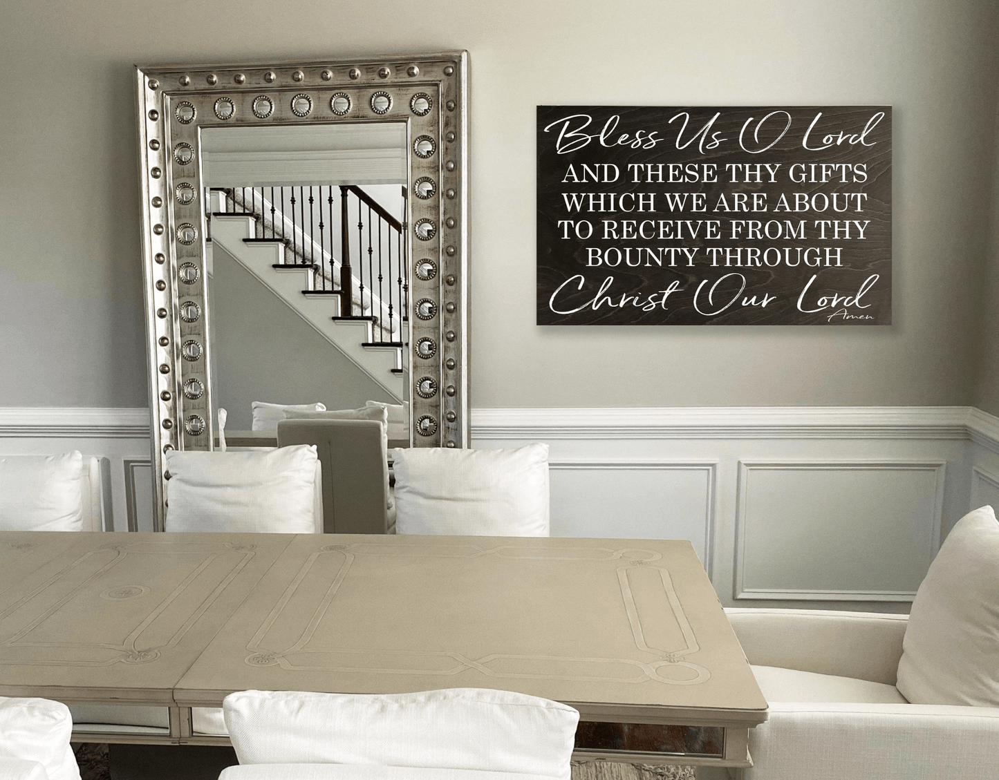 Bless Us O Lord Dining Room Wall Decor