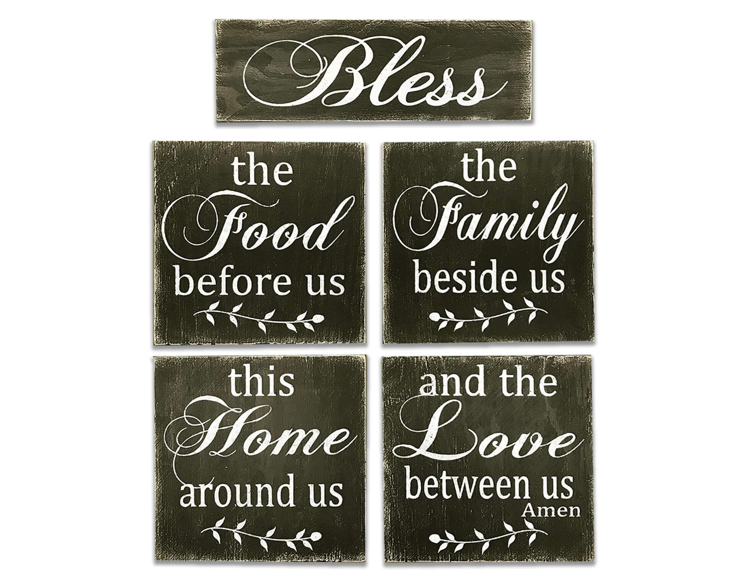 Bless The Food Before Us 5 pc. Wall Decor Set