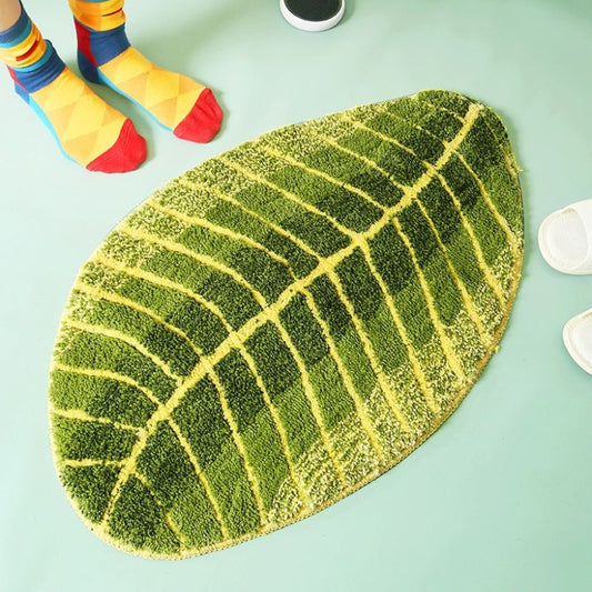 Bohemian Soft Green Bathroom Non-slip Mat