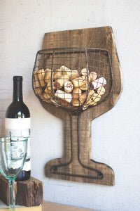Wall Mounted Wine Cork Holder