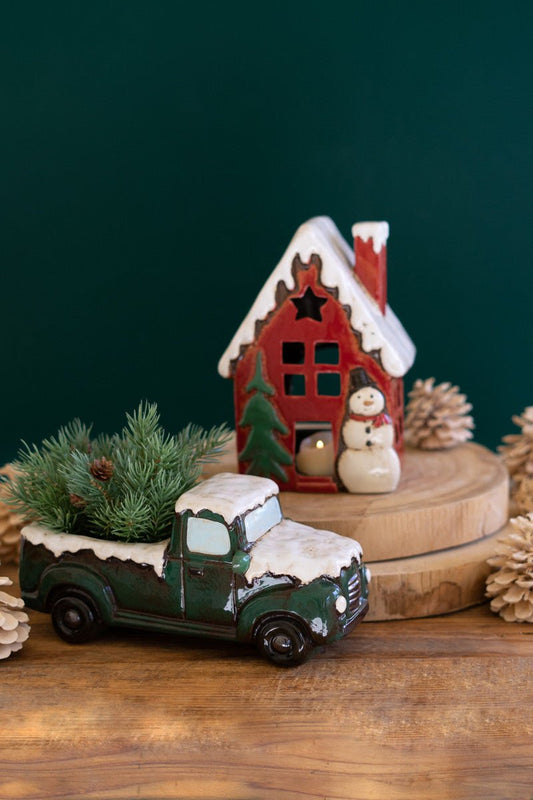 Christmas Truck & Cozy Cottage