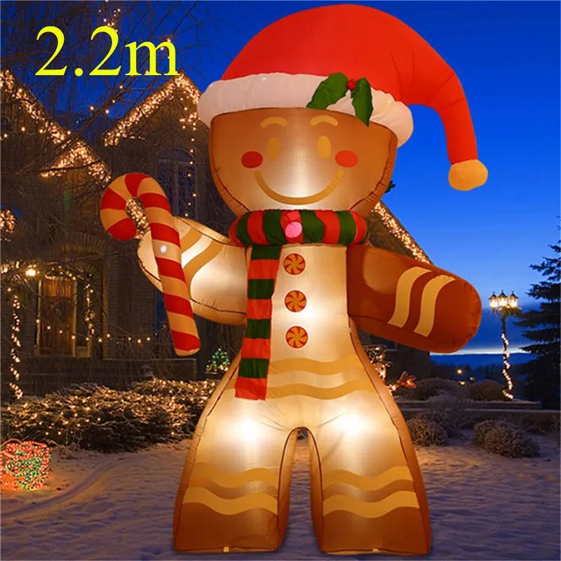 Christmas Inflatable Decoration Toy Built-in LED Lights Inflatable Model Outdoor Ornament Xmas Party New Year Garden Decor ShopOnlyDeal