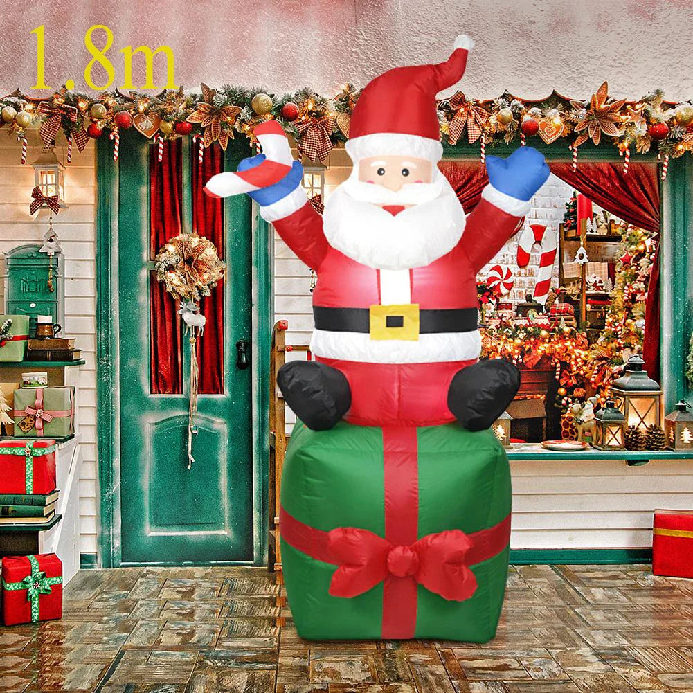 Christmas Inflatable Decoration Toy Built-in LED Lights Inflatable Model Outdoor Ornament Xmas Party New Year Garden Decor ShopOnlyDeal
