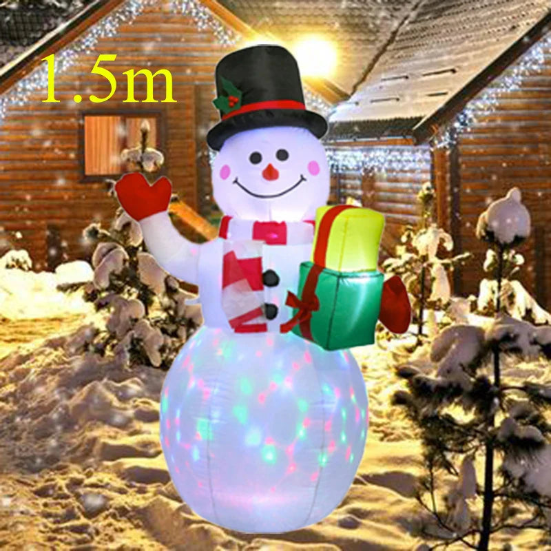 Christmas Inflatable Decoration Toy Built-in LED Lights Inflatable Model Outdoor Ornament Xmas Party New Year Garden Decor ShopOnlyDeal