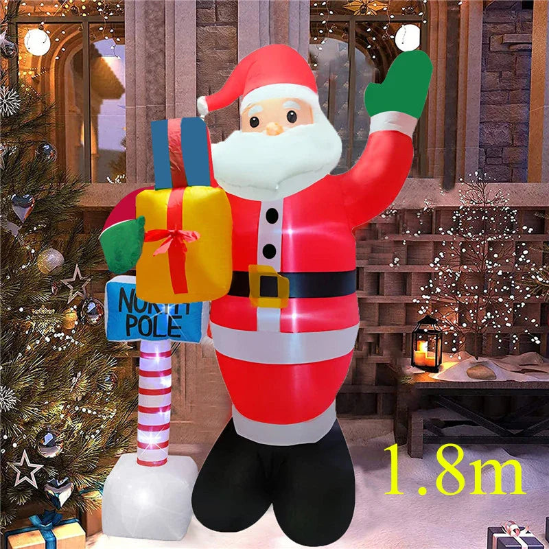 Christmas Inflatable Decoration Toy Built-in LED Lights Inflatable Model Outdoor Ornament Xmas Party New Year Garden Decor ShopOnlyDeal