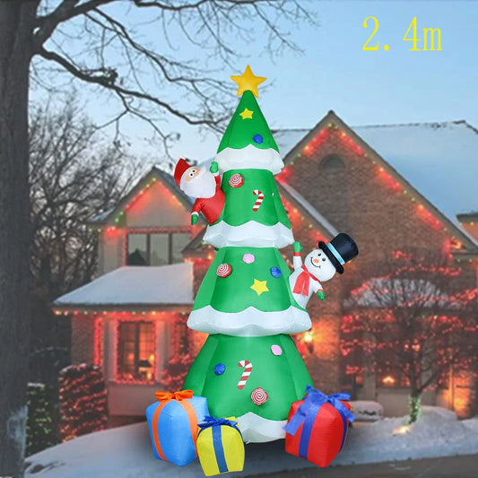 Christmas Inflatable Decoration Toy Built-in LED Lights Inflatable Model Outdoor Ornament Xmas Party New Year Garden Decor ShopOnlyDeal