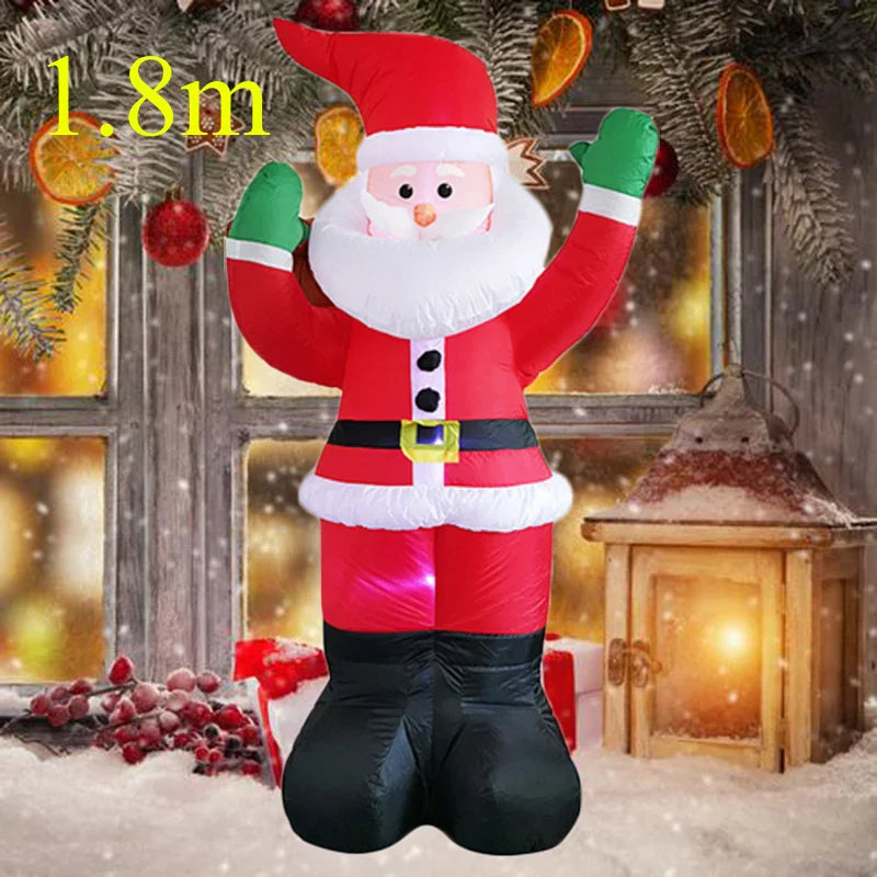 Christmas Inflatable Decoration Toy Built-in LED Lights Inflatable Model Outdoor Ornament Xmas Party New Year Garden Decor ShopOnlyDeal