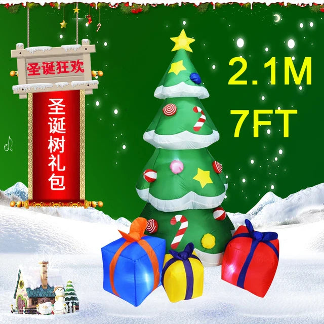 Christmas Inflatable Decoration Toy Built-in LED Lights Inflatable Model Outdoor Ornament Xmas Party New Year Garden Decor ShopOnlyDeal