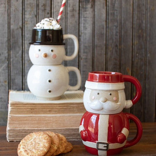 Christmas Stacking Mug Set