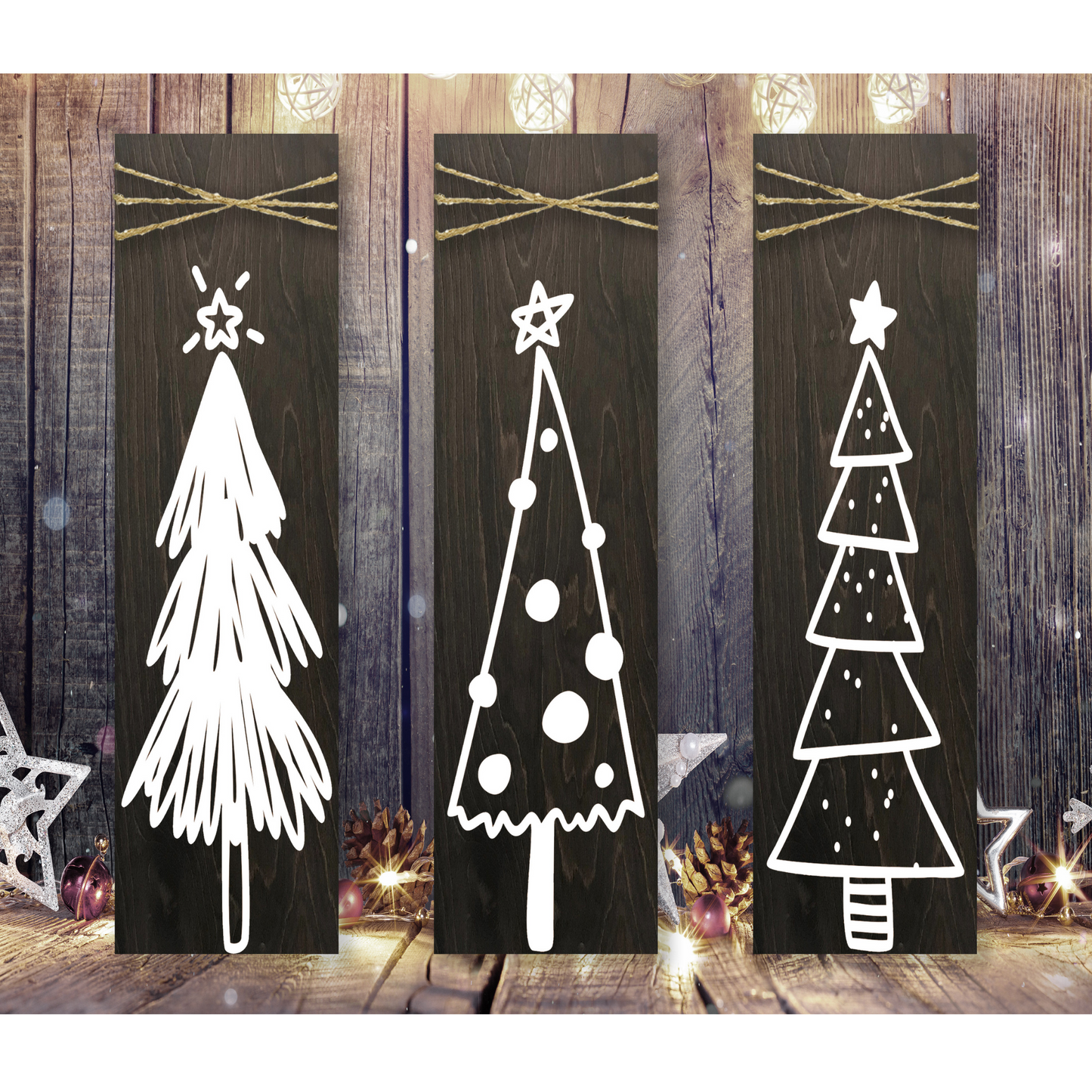 Christmas Tree Trio