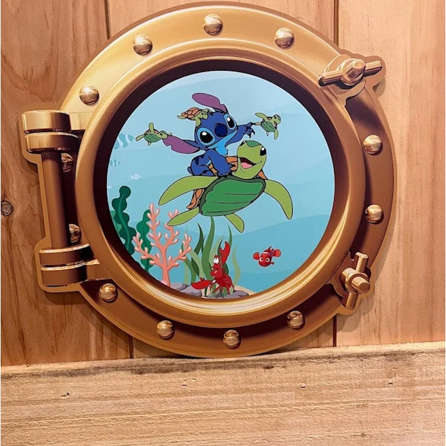 Porthole Window Character Decor | Any Door, Any Wall | 12", 14", or 18"