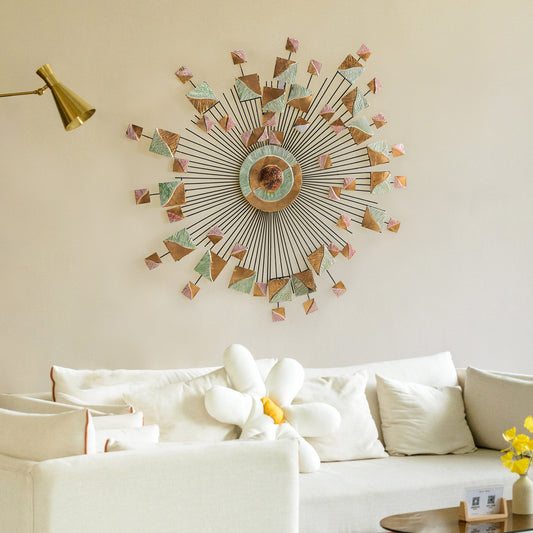 Sunjoy Acornwood Decorative Burst Wall Art