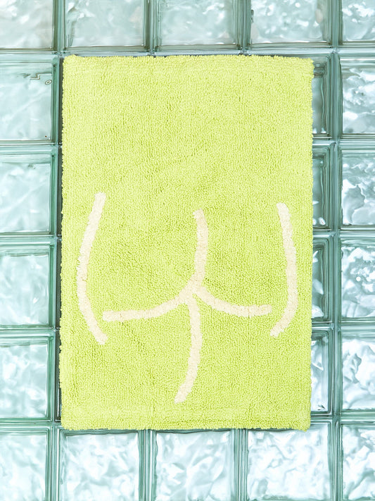 Tushy Bath Mat in Highlighter