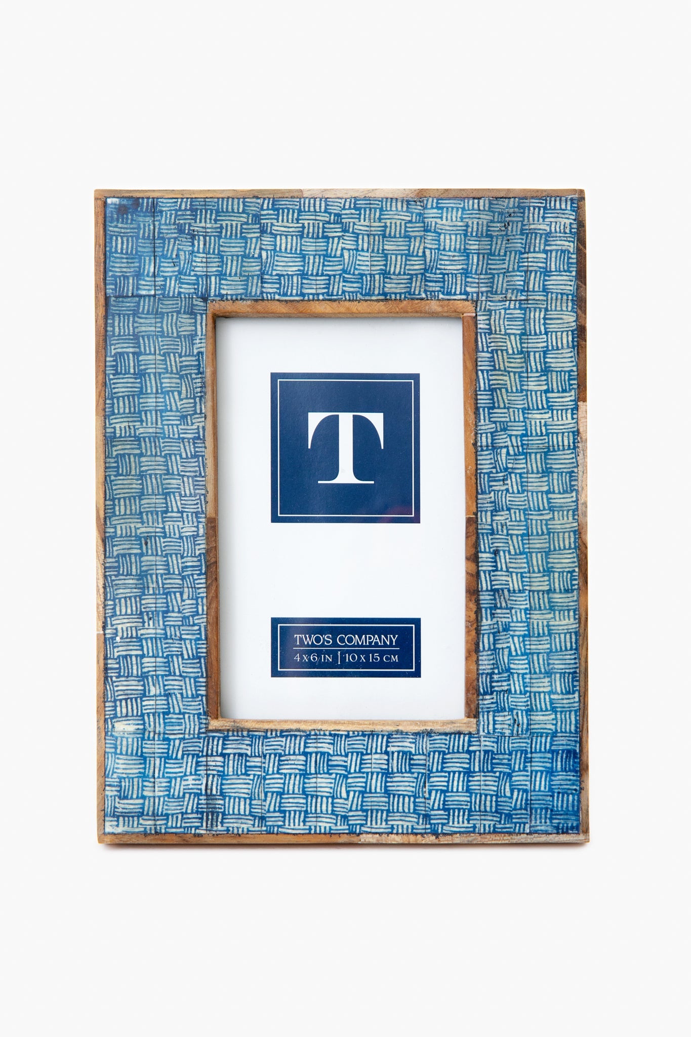 Woven Shibori 4x6 Picture Frame
