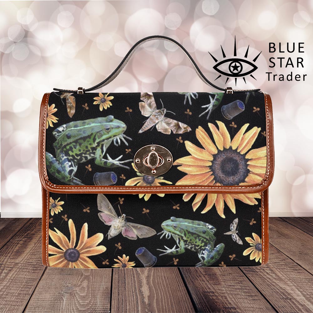 Frogs and Sunflowers Purse