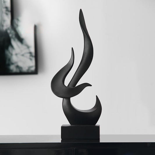 Abstract Sculpture: Creative Figurine for Living Room TV Shelf, Modern Statues, Abstract Figurine Statue for Home Decor and Office Ornament