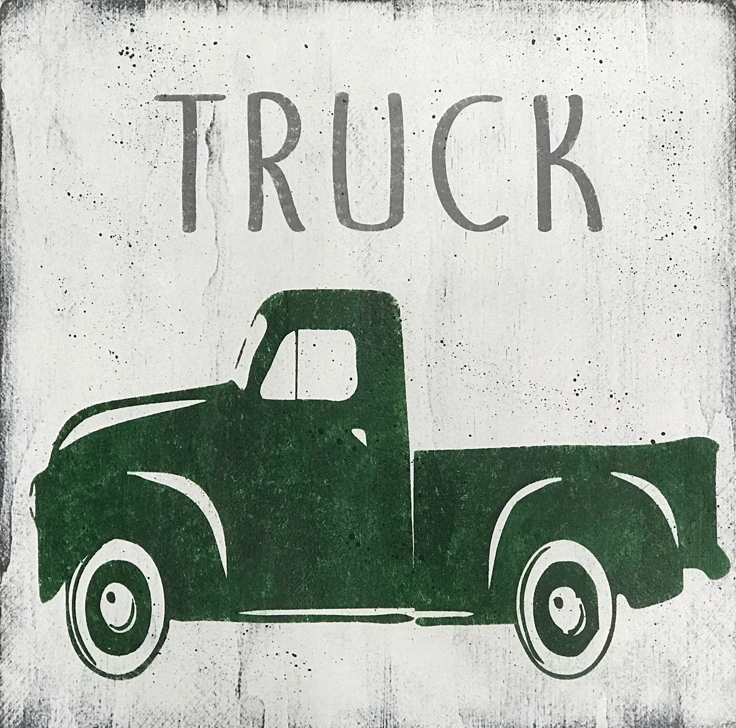 Plane Train Truck Wood Sign Set Boys Wall Decor
