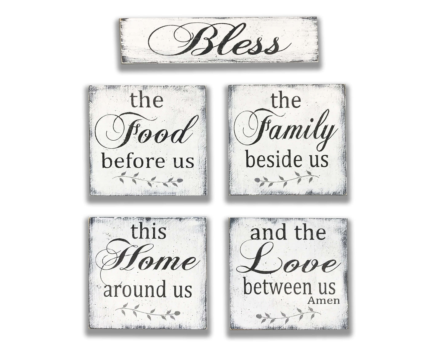 Bless The Food Before Us 5 pc. Wall Decor Set