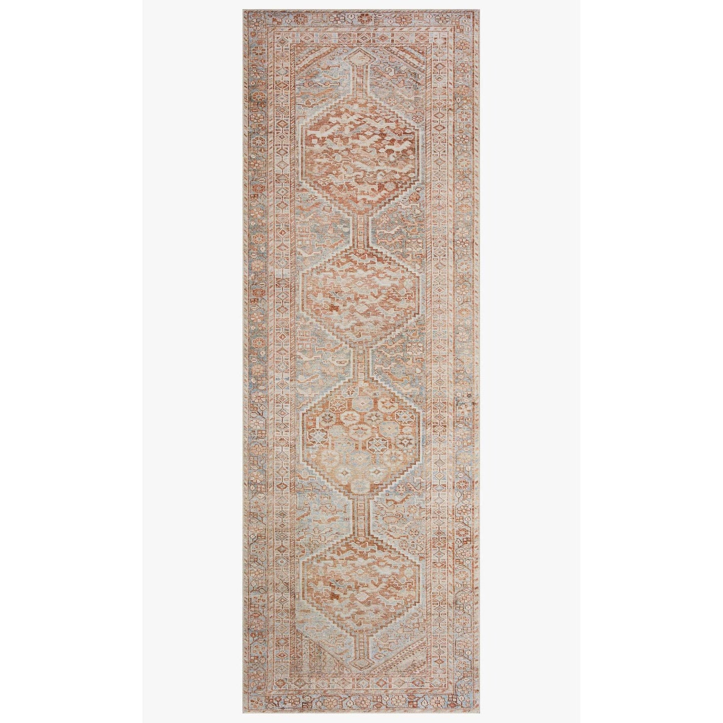 Chris Loves Julia Jules Tangerine/Mist Rug