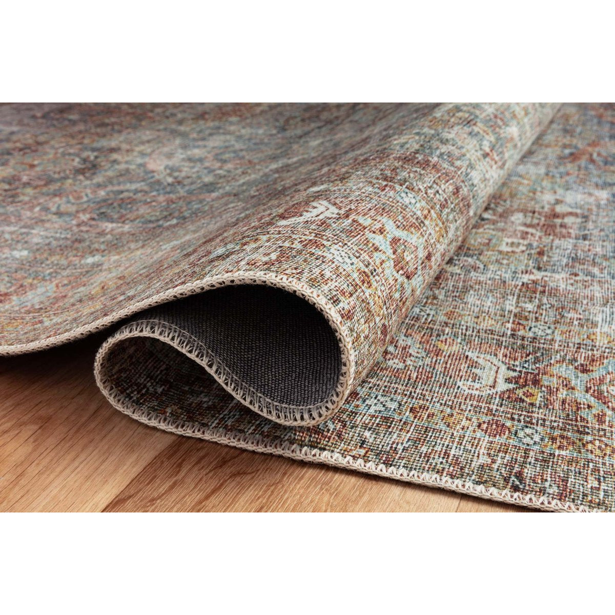 Chris Loves Julia Jules Lagoon/Brick Rug