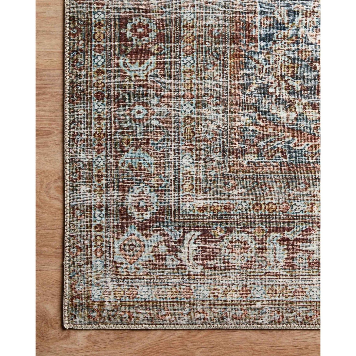 Chris Loves Julia Jules Lagoon/Brick Rug