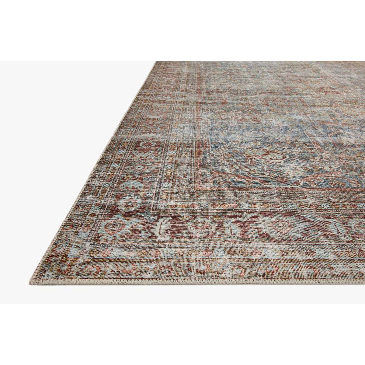 Chris Loves Julia Jules Lagoon/Brick Rug