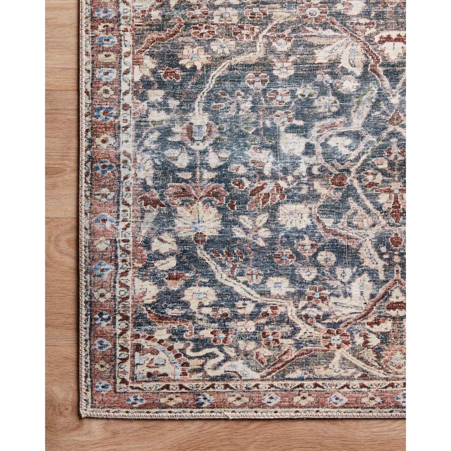 Chris Loves Julia Jules Denim/Spice  Rug