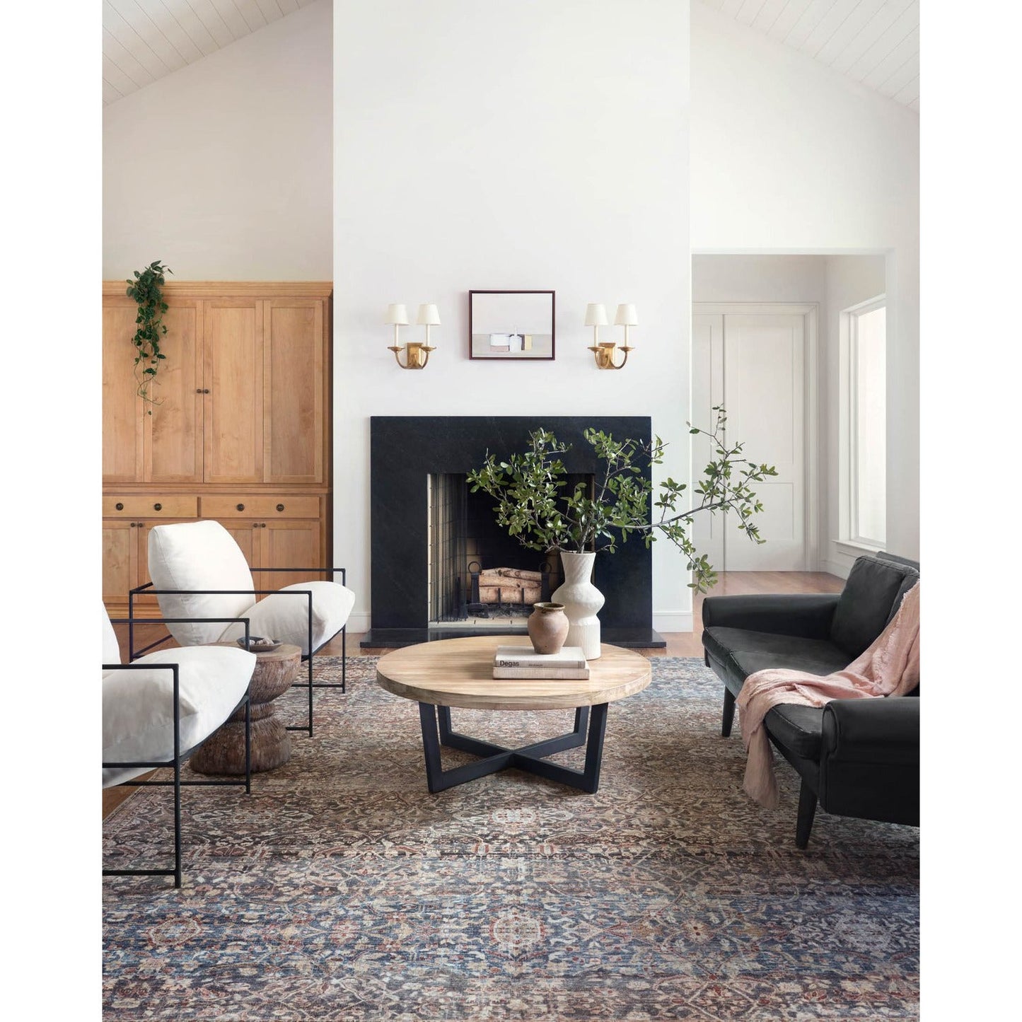 Chris Loves Julia Jules Denim/Spice  Rug