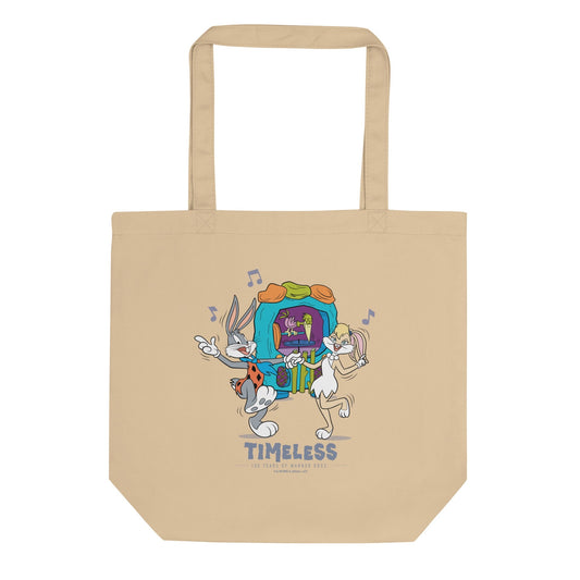 WB 100 Looney Tunes x The Flintstones Dance Eco Tote Bag