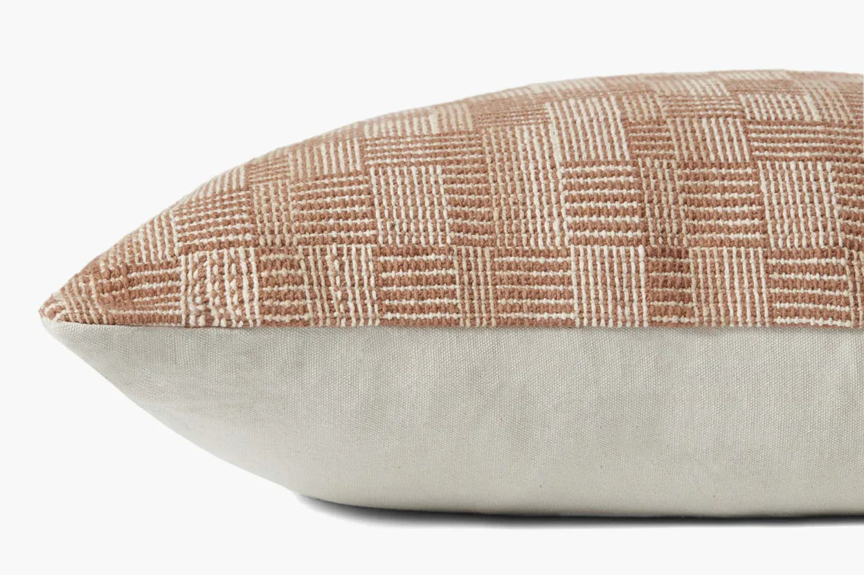 Amber Lewis Dolly Pal0023 Clay / Natural Pillow