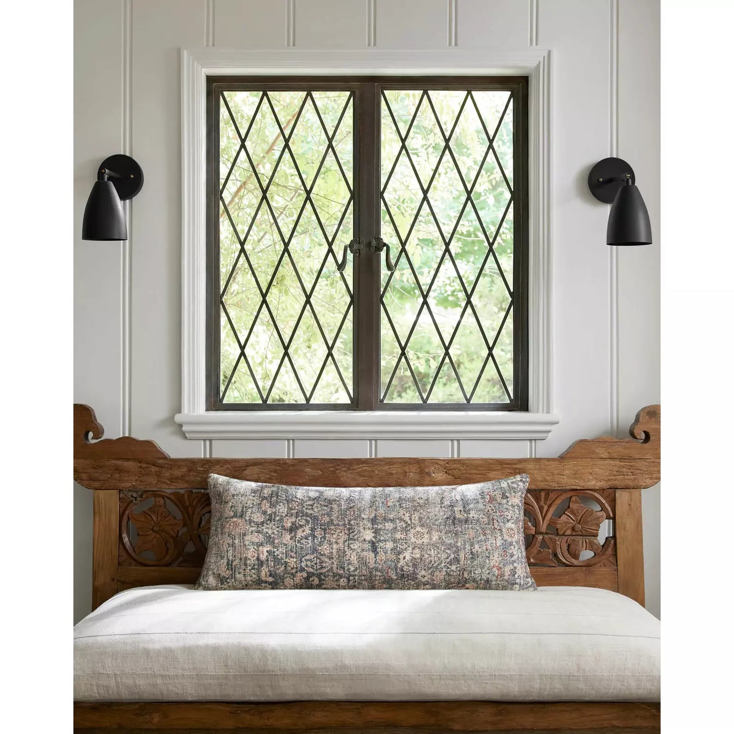 Amber Lewis Montara Pal0012 Denim / Natural Pillow - Chapin Furniture