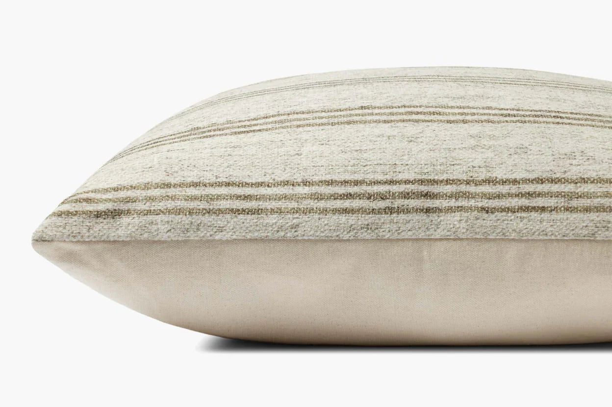 Amber Lewis Pal0040 Ivory / Olive Pillow