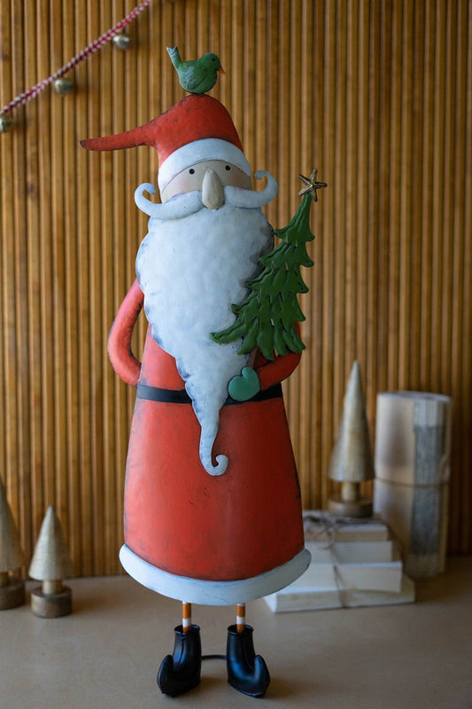 Tree Toting Santa